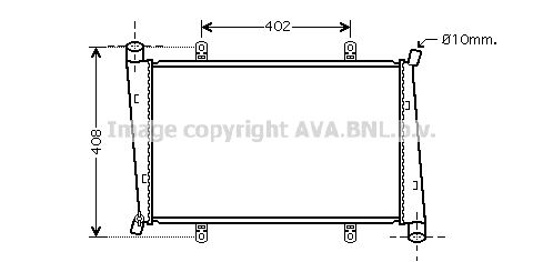 AVA QUALITY COOLING Radiators, Motora dzesēšanas sistēma VO2130